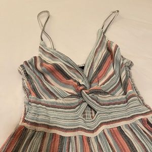 Junior sun dress. Very comfortable, cute cut out.